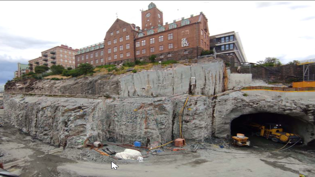 Monitoren aanleg ondergrondse tunnel in Gotenborg